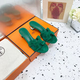 Hermes shoes Style 275 - front view, statement logo accent