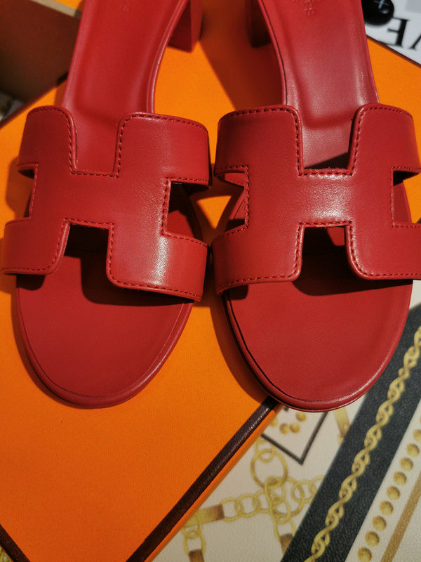 Hermès Grey Ankle Strap Sandals - Lifestyle Styling Shot