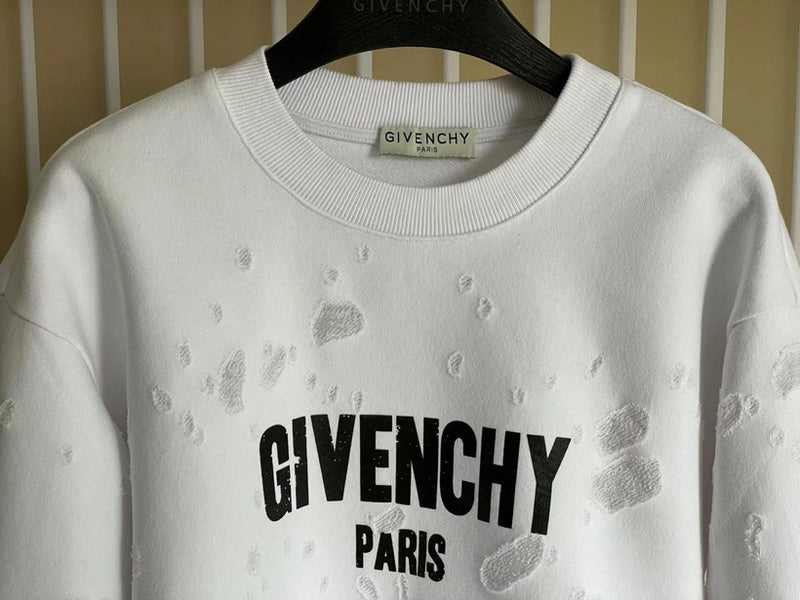 Close-up of Givenchy designer clothing craftsmanship