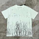 Amiri luxury t-shirt detail shot