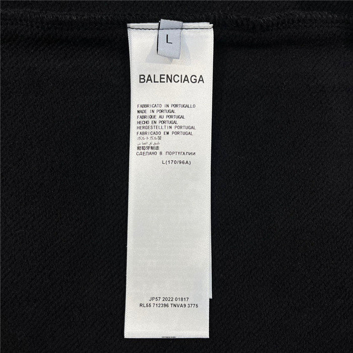 Close-up of Balenciaga designer clothing craftsmanship