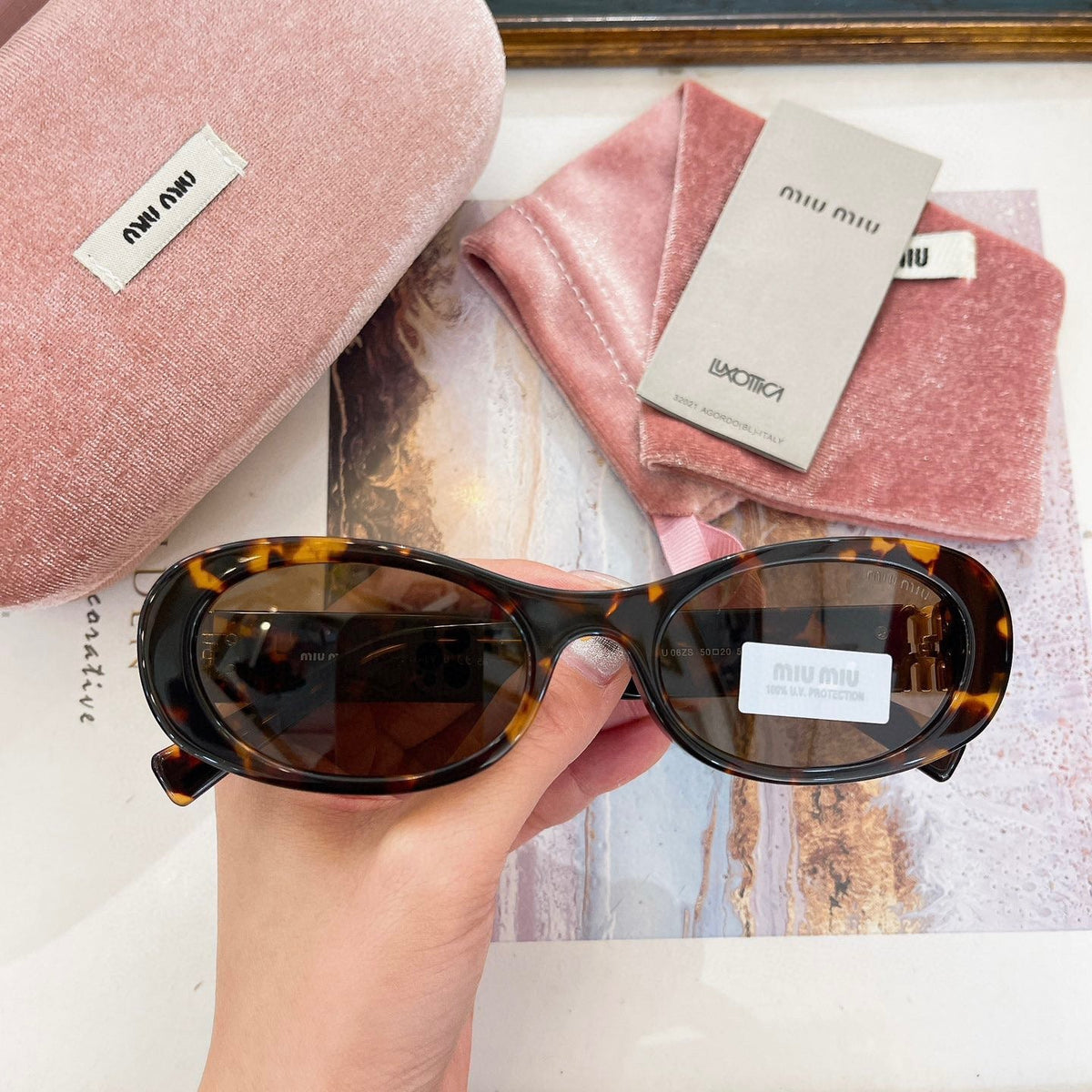 Sunglasses- Miu M Sunglasses Luxury Designer UV Sunglasses