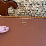 Celine Couffin Panier Bag detail shot – designer craftsmanship and quality