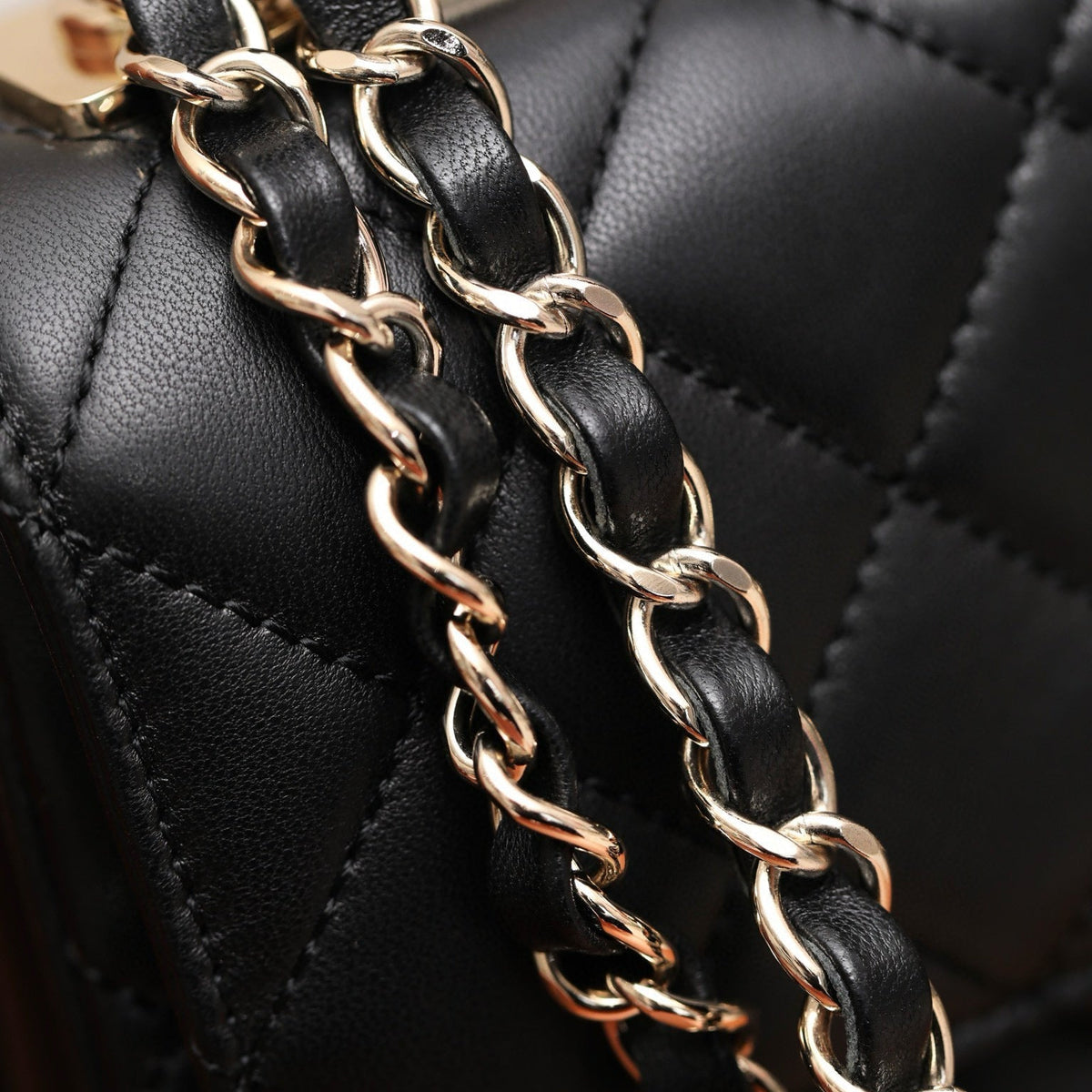 Front view of Chanel 24C Mini Trendy Bag premium piece