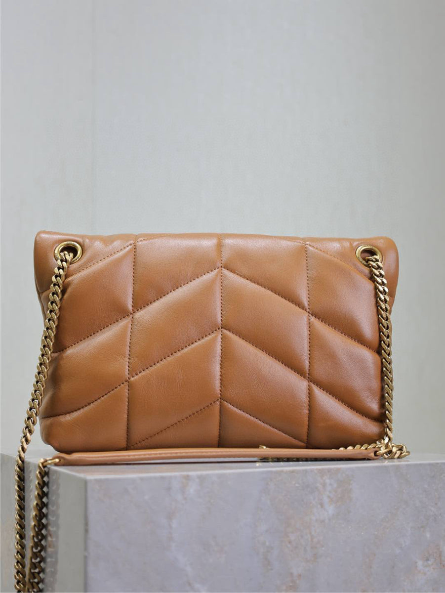 Saint Laurent Bags- Saint Laurent Loulou Puffer Small Bag Luxury Designer Leather Handbag