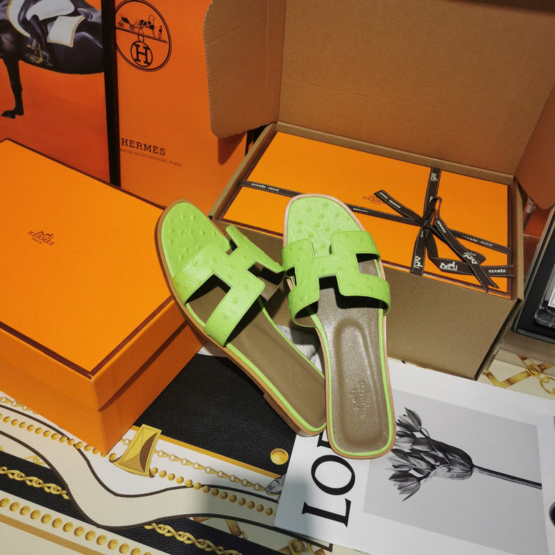 Hermes sandals Style 130 - close-up of sleek modern silhouette