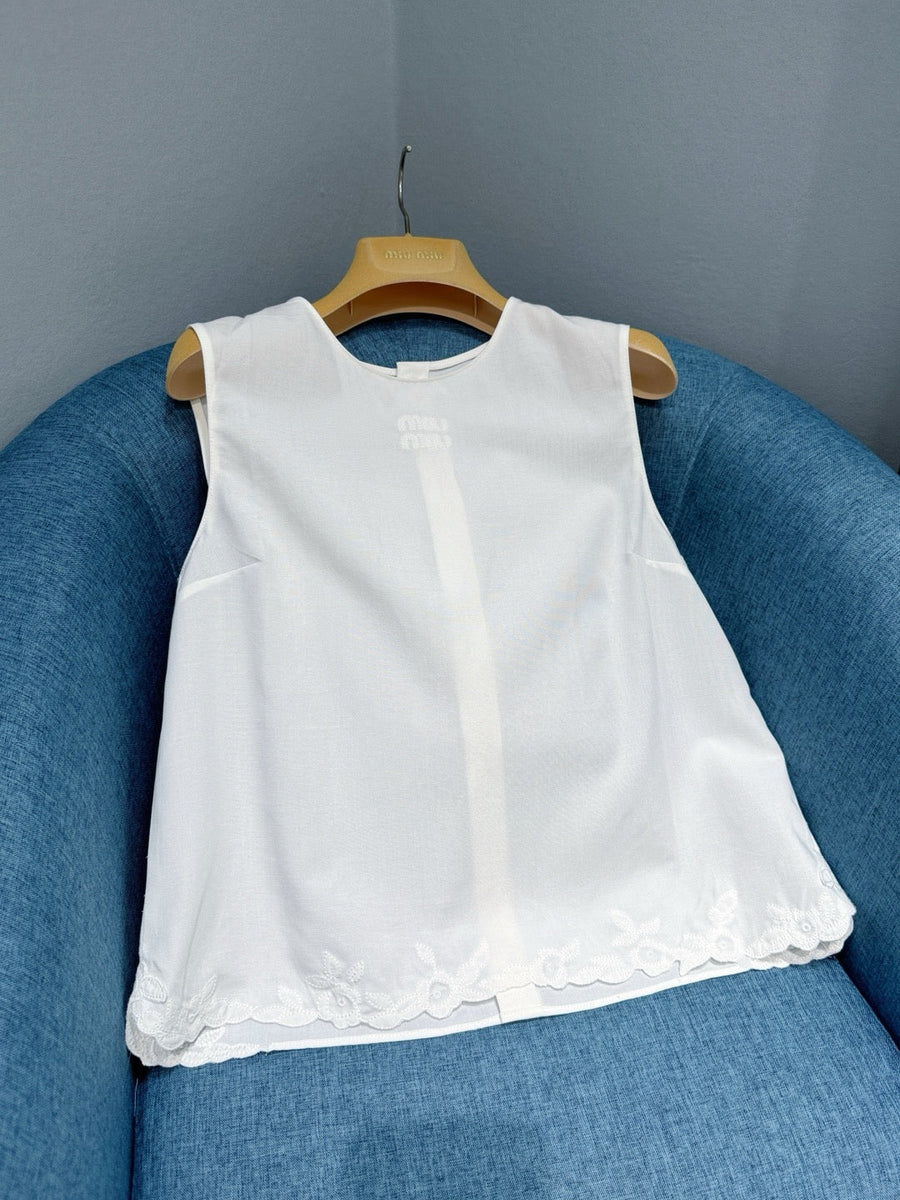 Tops- Miu M Top Elegant Everyday Designer Top
