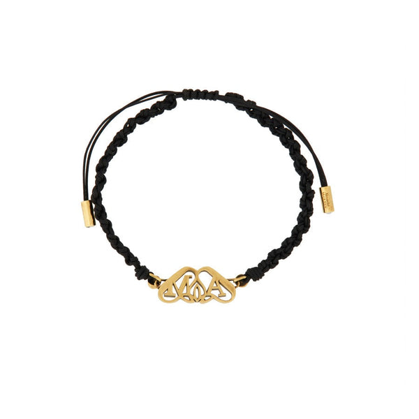 Alexander McQueen Jewellery? Alexander Mcqueen Women Friendship Bracelet With "Seal" Logo Elegant Everyday Fine Jewellery