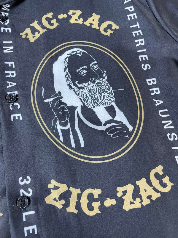 Close-up of Amiri t-shirt craftsmanship