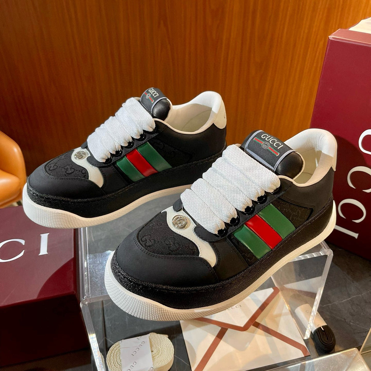 Gucci Shoes- Gucci Screener Trainers Comfortable Everyday Designer Shoes