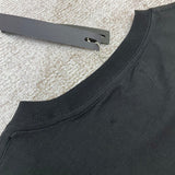 Close-up of Amiri t-shirt craftsmanship