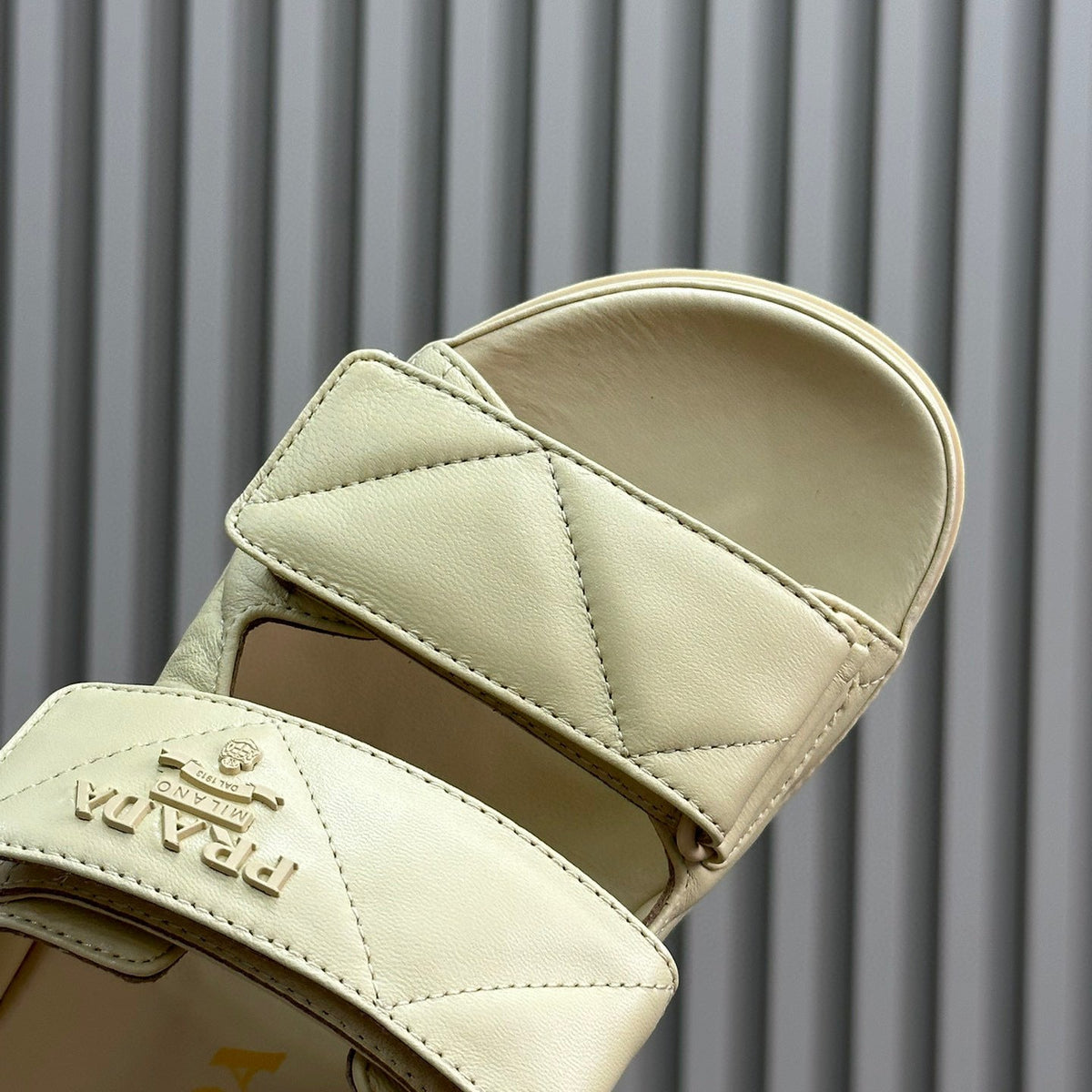 Shoes- Pd Nappa Leather Slides Premium Designer Casual Shoes