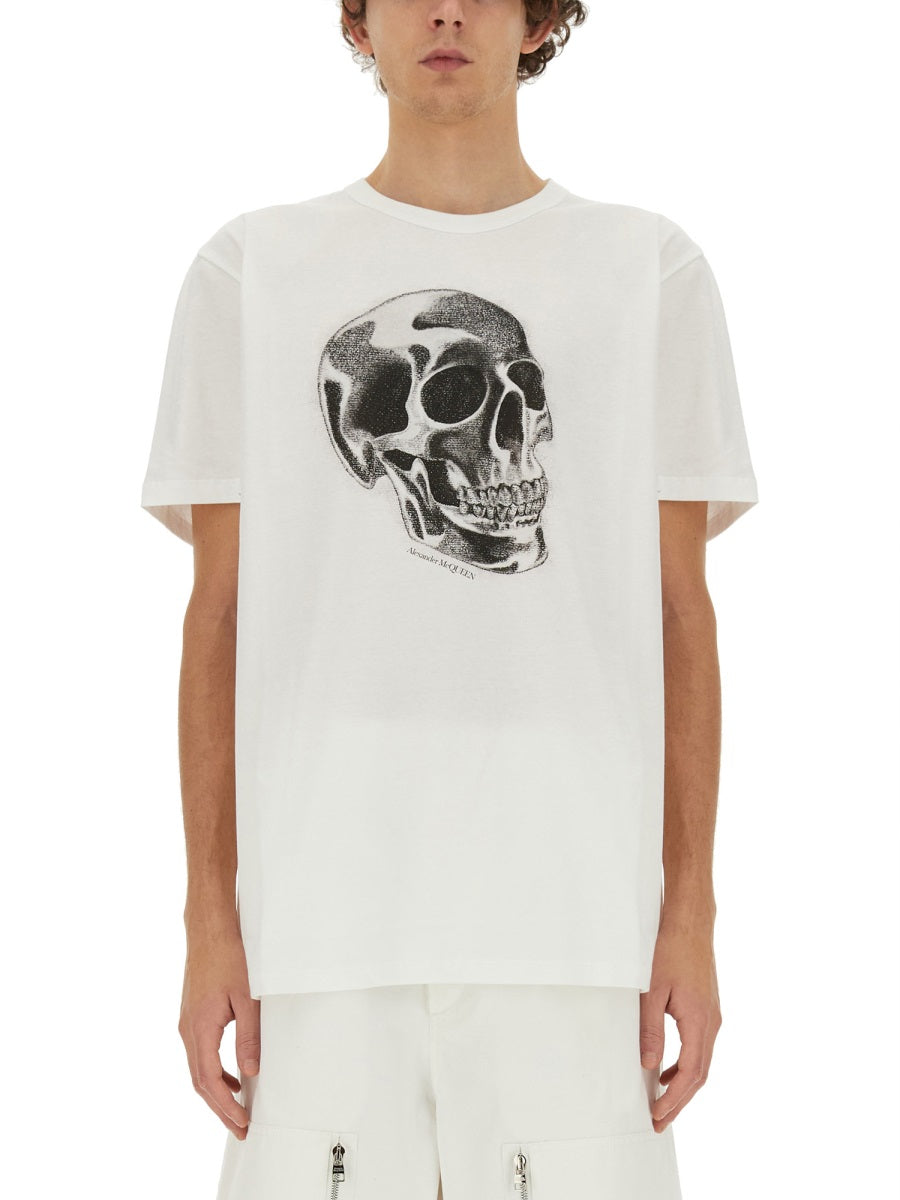 Alexander McQueen tee shirts luxury designer piece front view