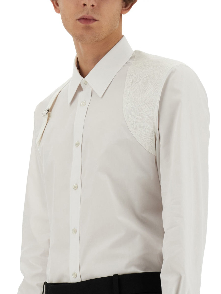 Alexander McQueen Tops? Alexander Mcqueen Men Harness Shirt Elegant Everyday Designer Top