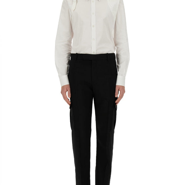 Alexander McQueen Tops? Alexander Mcqueen Men Harness Shirt Elegant Everyday Designer Top