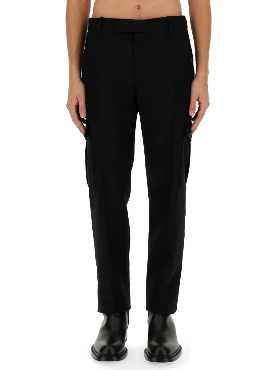 Alexander McQueen Pants? Alexander Mcqueen Men Military Pants Tailored Everyday Designer Pants