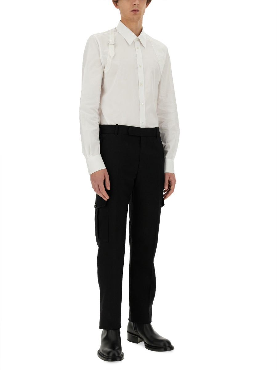 Alexander McQueen Pants? Alexander Mcqueen Men Military Pants Tailored Everyday Designer Pants