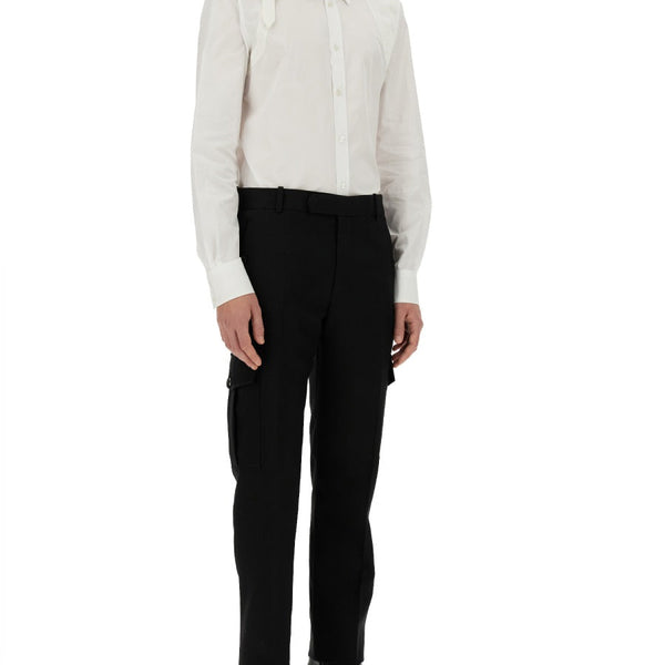 Alexander McQueen Pants? Alexander Mcqueen Men Military Pants Tailored Everyday Designer Pants