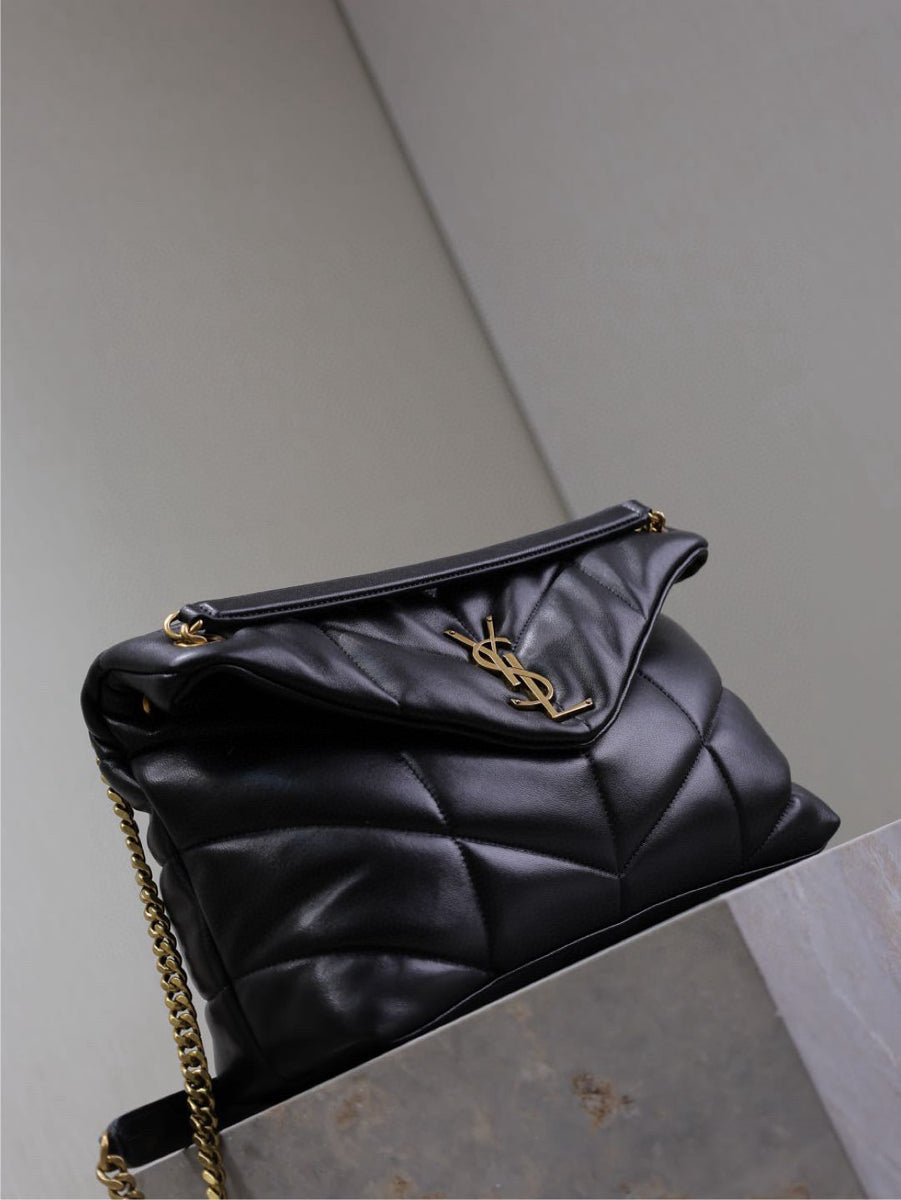 Saint Laurent Bags- Saint Laurent Loulou Medium Puffer Bag Elegant Everyday Designer Handbag