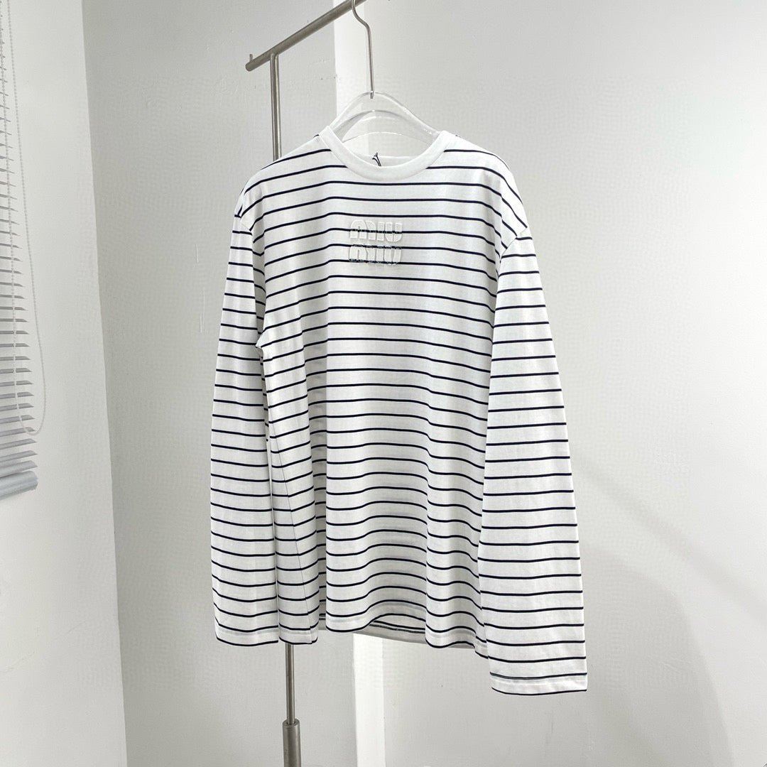 Tops- Miu M Shirt Premium Designer Casual Top