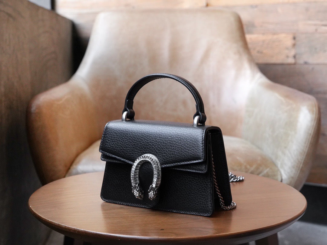 Gucci Bags- Gucci Dionysus Mini Top Handle Bag Elegant Everyday Designer Handbag