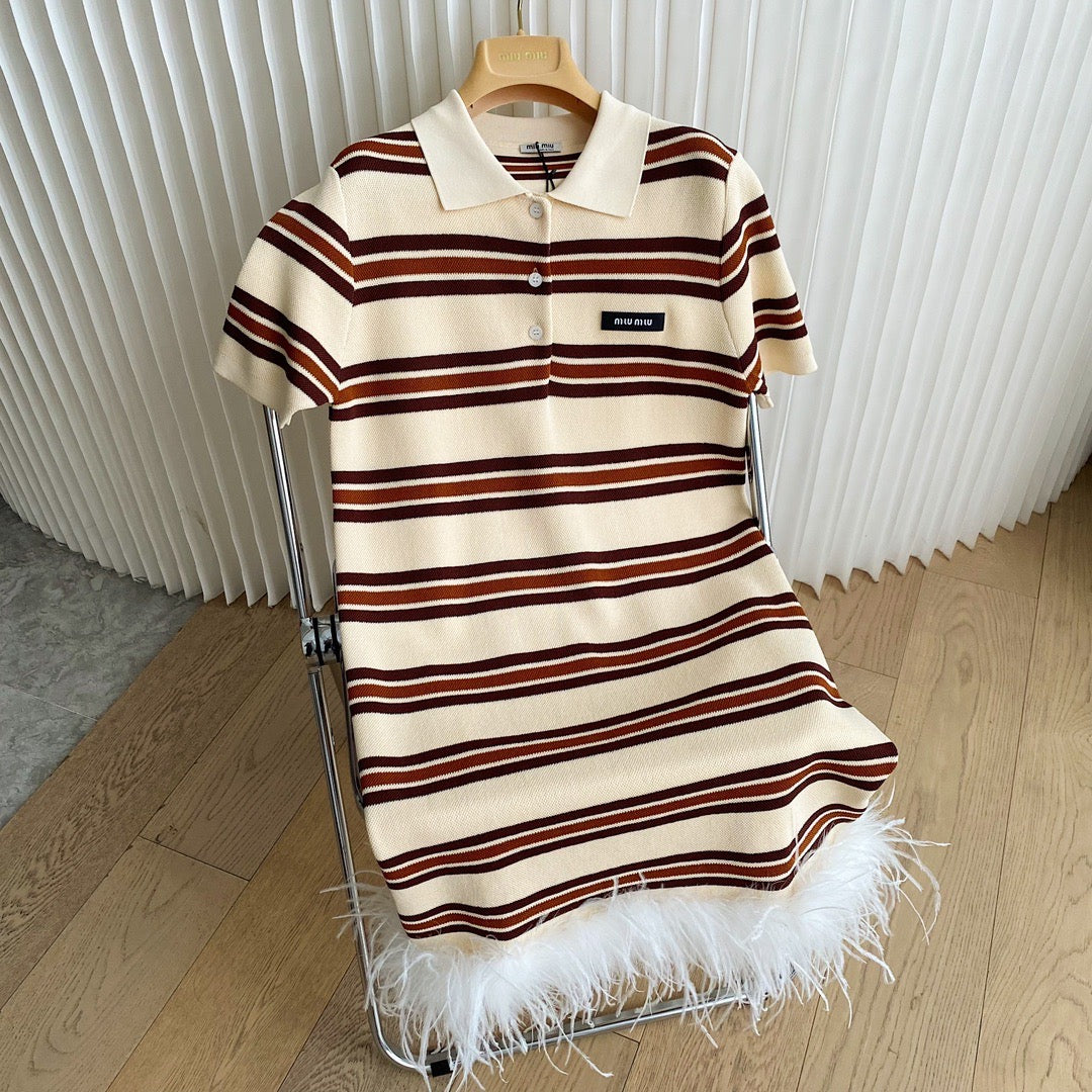 Dresses- Miu M Dress Chic Everyday Designer Dress