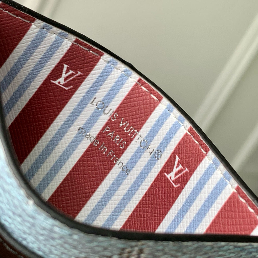 Louis Vuitton Wallets- Louis Vuitton Lou Card Holder Elegant Everyday Leather Wallet