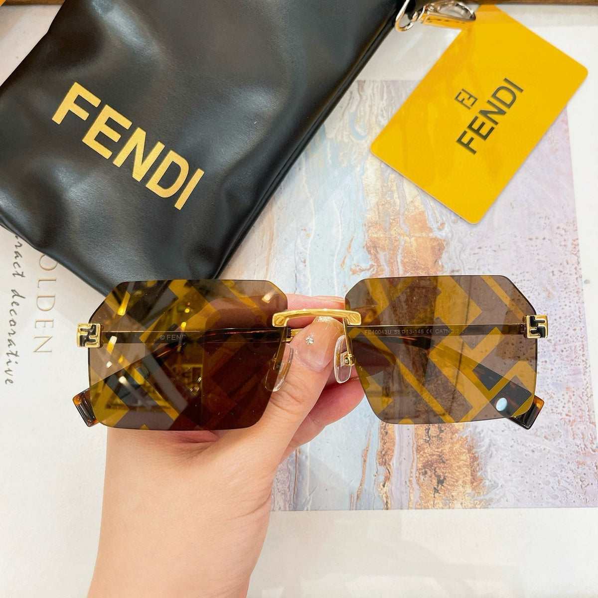 Sunglasses- Fen Sunglasses Luxury Designer UV Sunglasses