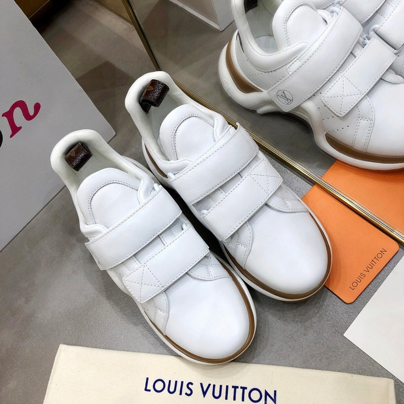 Louis Vuitton Beige Knee-High Boots - Detail Shot of Craftsmanship