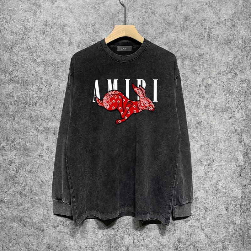 Amiri designer hoodie full view