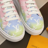 Close-up of Louis Vuitton shoes craftsmanship