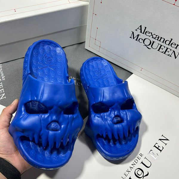 Alexander McQueen shoes Style 013 - front view, iconic logo design