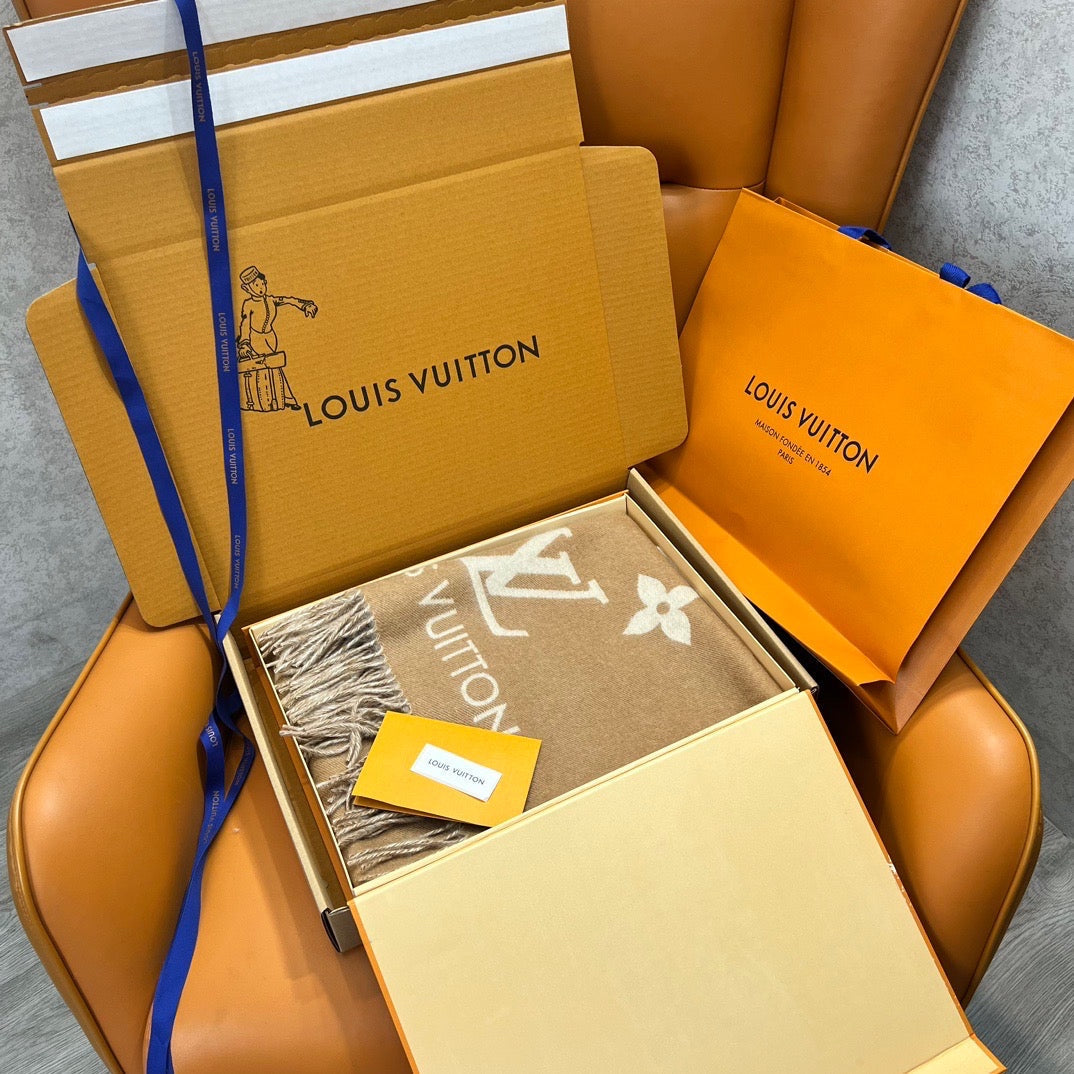 Louis Vuitton Scarves- Louis Vuitton Lou Scarf Elegant Everyday Designer Scarf