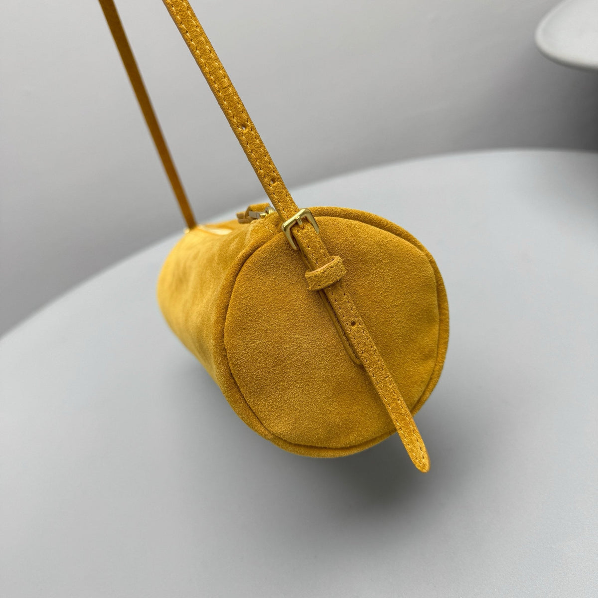 Bags- Miu M Suede Pouch Elegant Everyday Designer Handbag