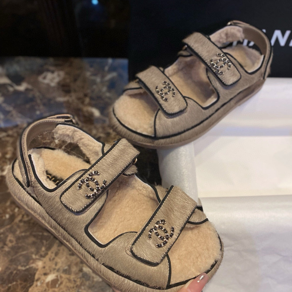 Chanel Shoes- Chanel Sandals Luxury Lifestyle Designer Footwear