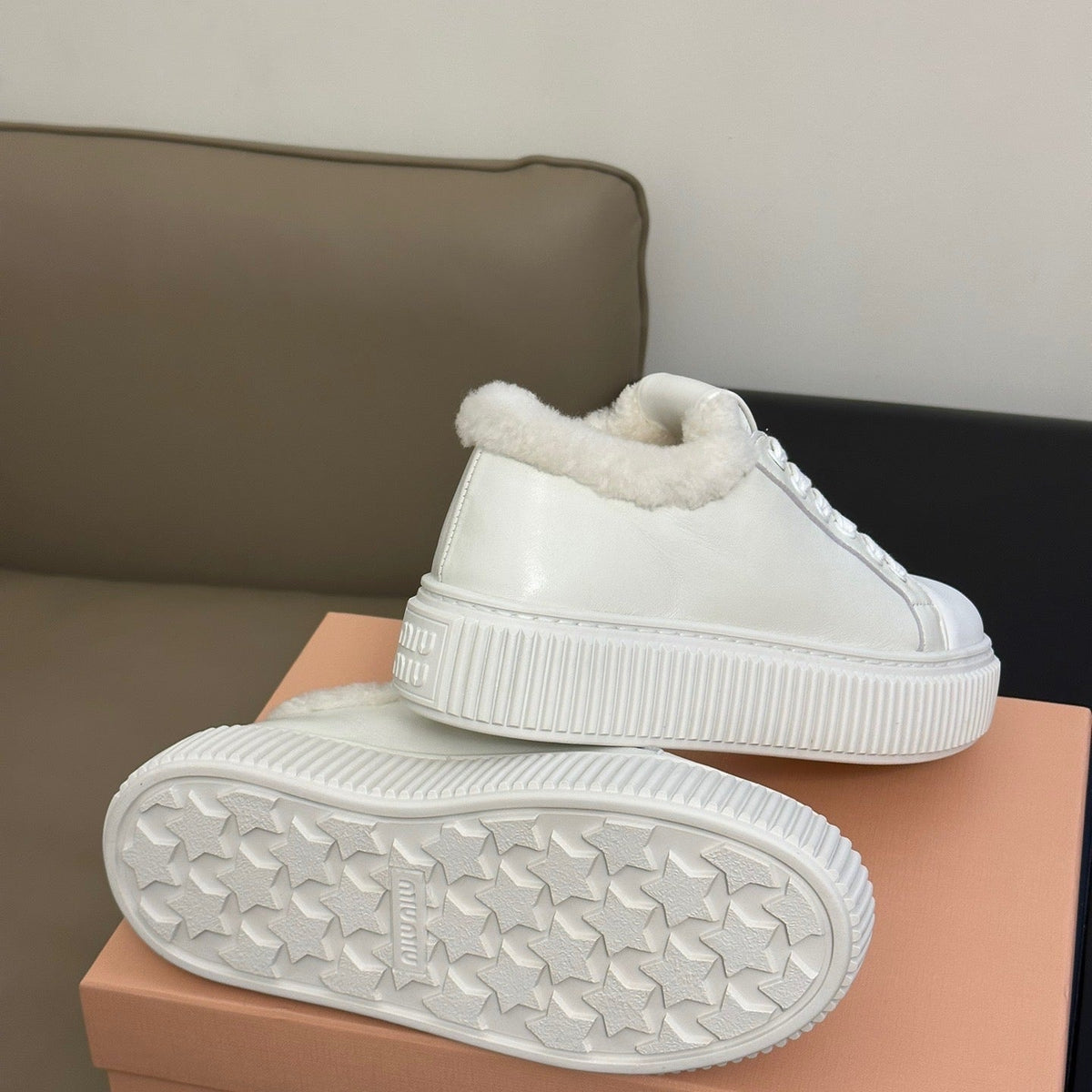 Shoes- Miu M Trainers Premium Designer Casual Shoes