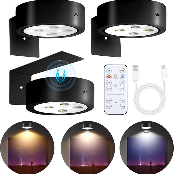 3-Pack Picture Lights for Wall
