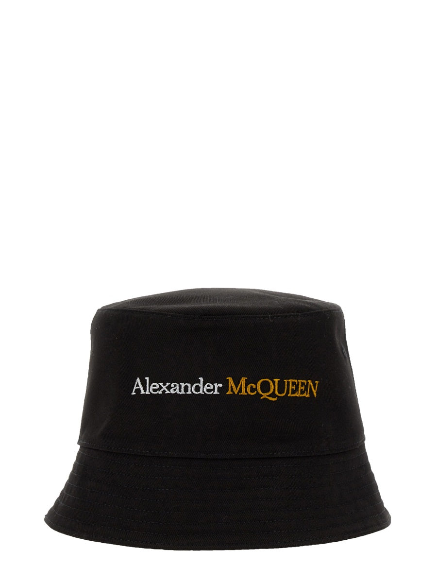 Alexander McQueen Hats? Alexander Mcqueen Men Bucket Hat With Logo Premium Designer Fashion Hat