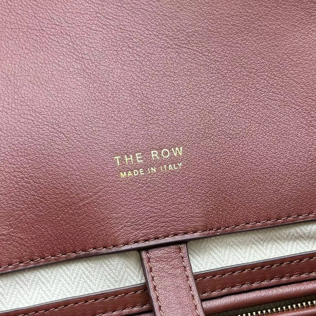 The Row Bags- The Row Margaux 17 Bag Luxury Designer Leather Handbag