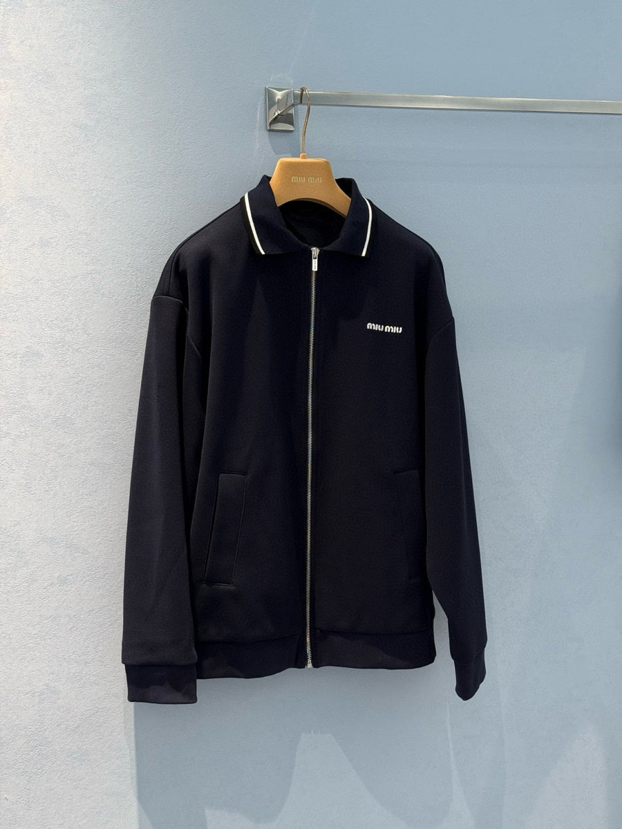 Sweaters- Miu M Zip Jumper Luxury Designer Knit Sweater