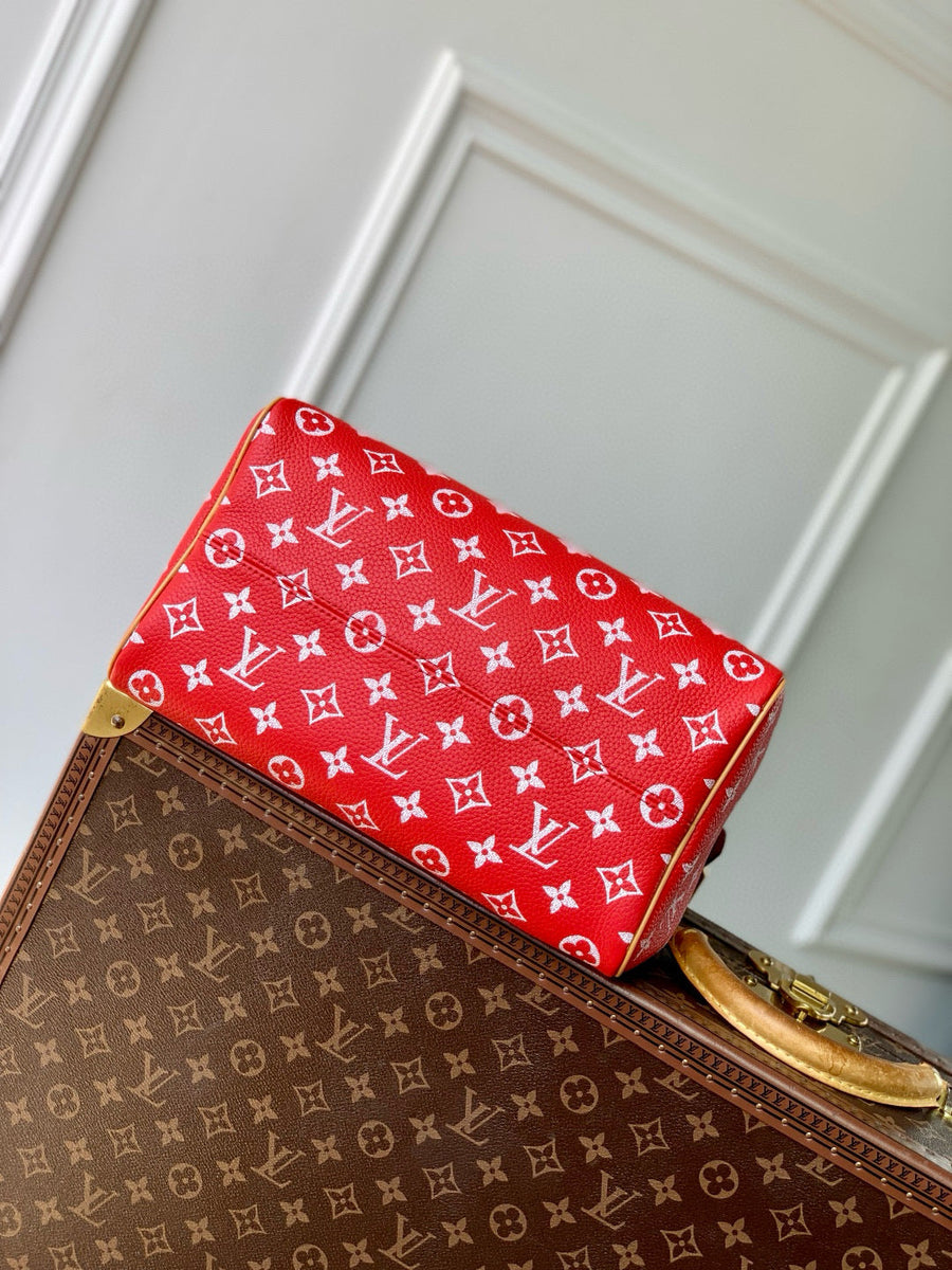 Louis Vuitton Bags- Louis Vuitton Lou Speedy P9 25 Bag Premium Designer Shoulder Bag