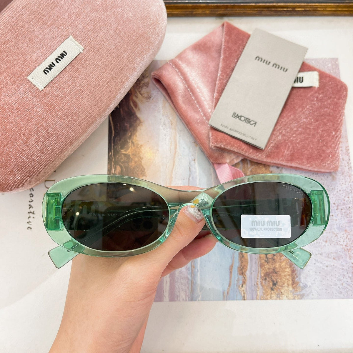 Sunglasses- Miu M Sunglasses Luxury Designer UV Sunglasses