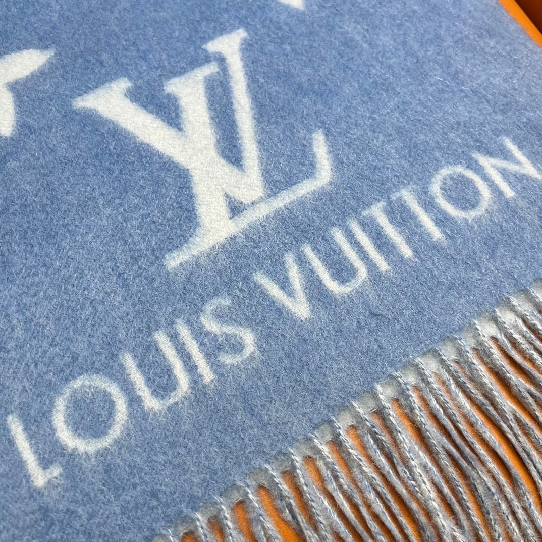Louis Vuitton Scarves- Louis Vuitton Lou Scarf Luxury Designer Silk Scarf