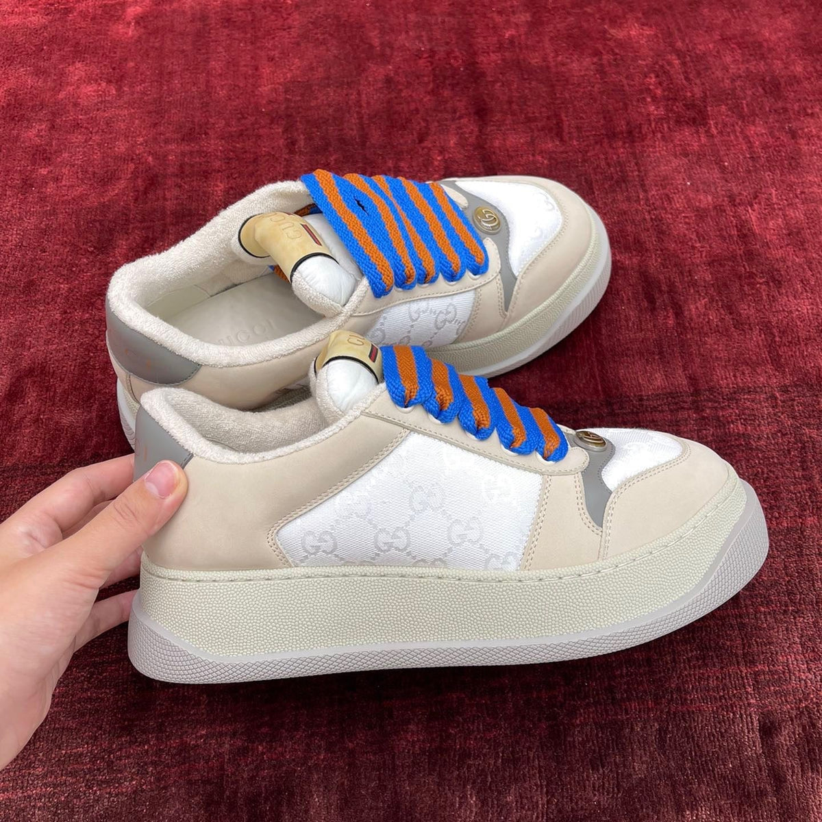 Gucci Shoes- Gucci Screener Leather Sneakers Comfortable Everyday Designer Shoes
