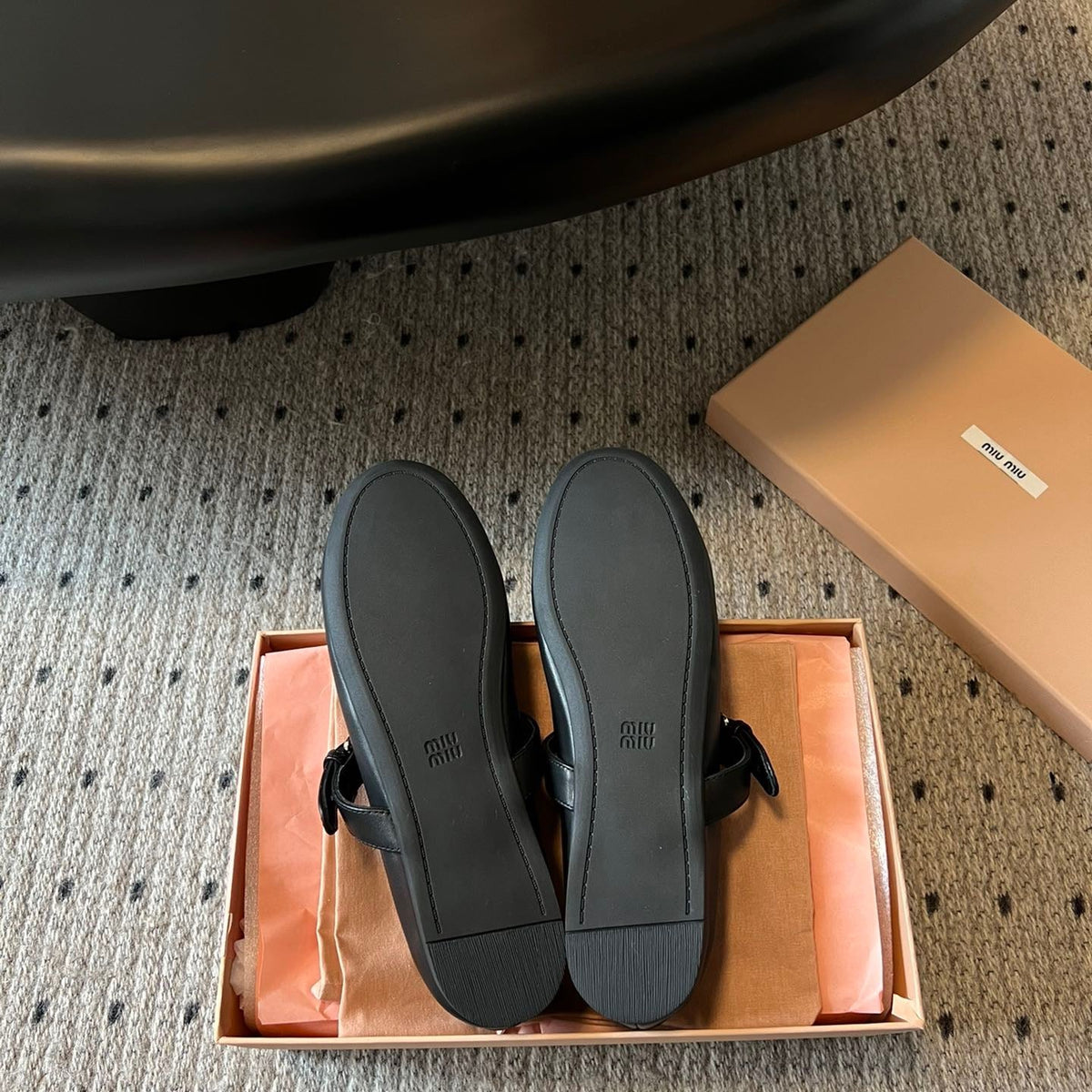 Shoes- Miu M Ballerina Flats Comfortable Everyday Designer Shoes
