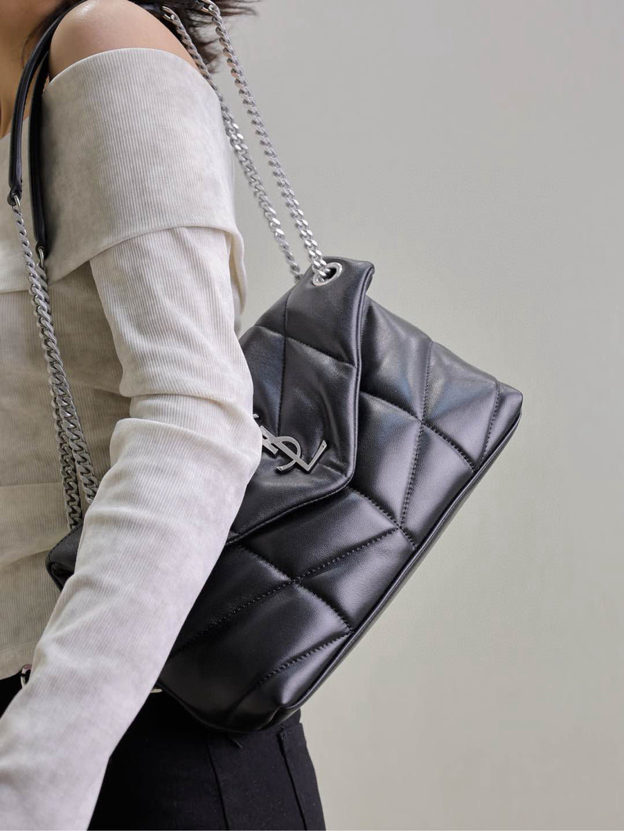 Saint Laurent Bags- Saint Laurent Loulou Puffer Small Bag Premium Designer Shoulder Bag