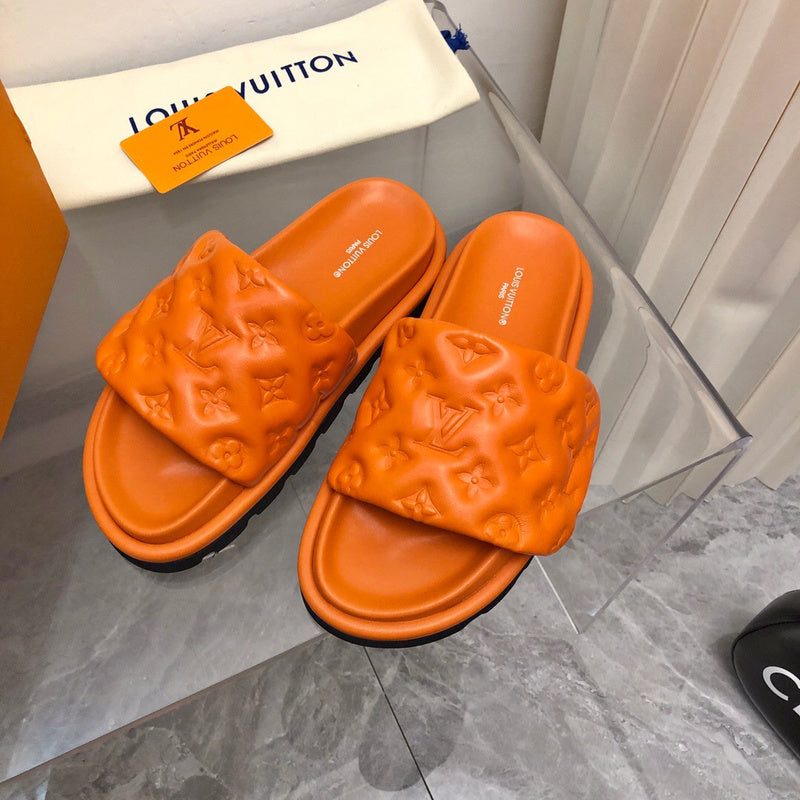 Louis Vuitton Grey Chelsea Boots - Back View