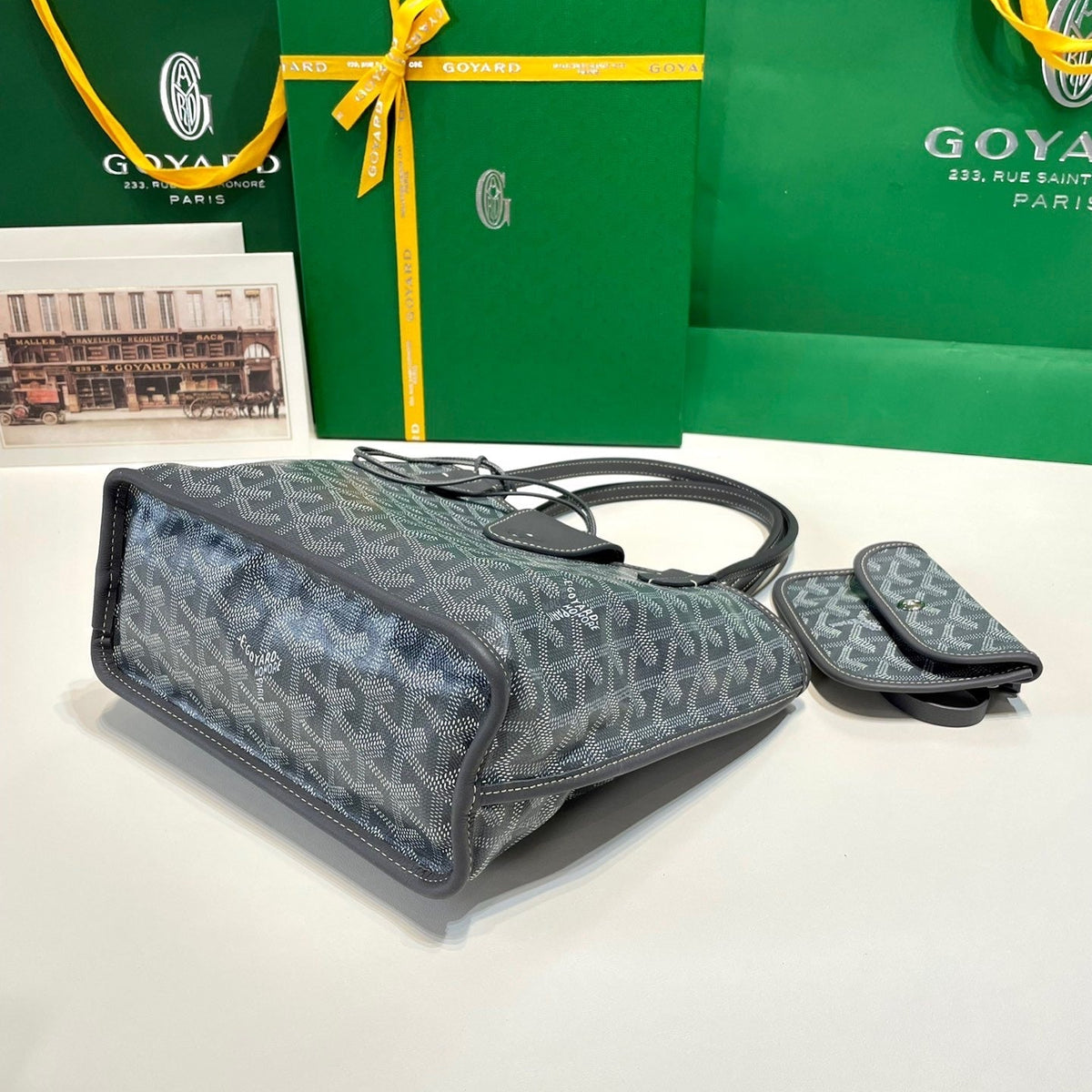 Bags- Goya Mini Anjou Bag Luxury Designer Leather Handbag