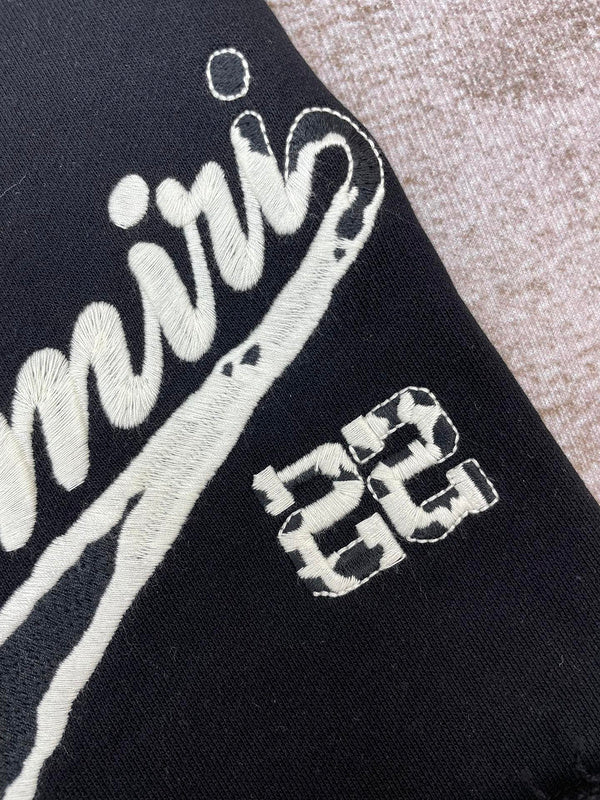 Amiri luxury t-shirt detail shot