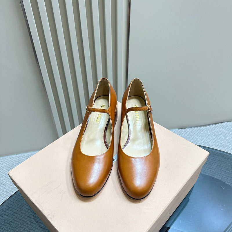 Miu Miu luxury shoes detail shot